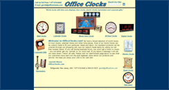 Desktop Screenshot of officeclocks.com